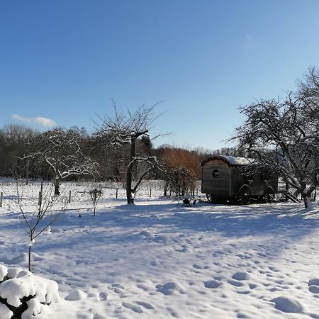 مبيت وإفطار Saint-Michel-sur-Meurthe Roulotte Le Temps De Rever المظهر الخارجي الصورة